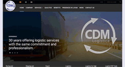 Desktop Screenshot of cdmlogistica.com.uy